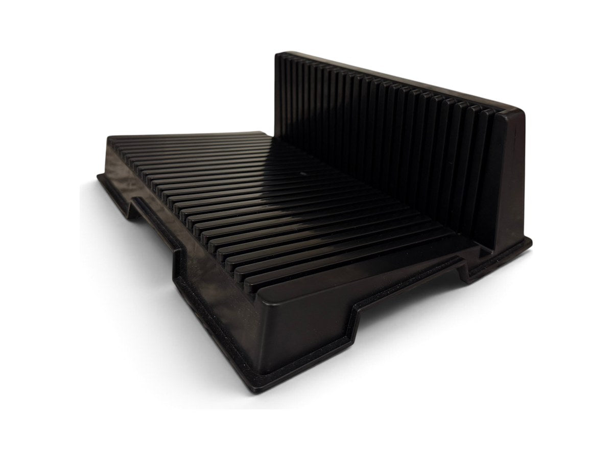 PCBH-C ESD conductive PCB holder, 25 angled slots