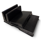 PCBH-2L-C wide-base double-angle ESD PCB holder, 25 slots