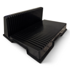PCBH-C ESD conductive PCB holder, 25 angled slots