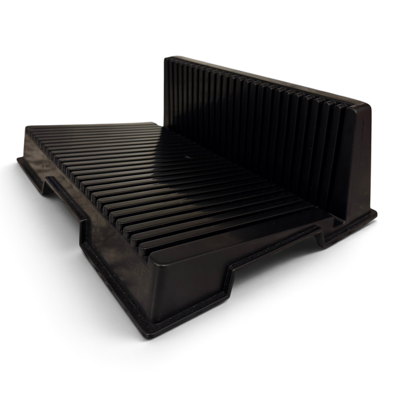 PCBH-C ESD conductive PCB holder, 25 angled slots
