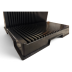 PCBH-C ESD conductive PCB holder, 25 angled slots