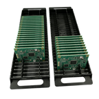 RA-18C Universal Conductive ESD Circuit Board Holder Rack, 18-7/8 x 5-1/2 in (480 x 140 mm), 25 Slots, Pack of 10, view 6