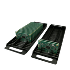 RA-18C Universal Conductive ESD Circuit Board Holder Rack, 18-7/8 x 5-1/2 in (480 x 140 mm), 25 Slots, Pack of 10, view 7