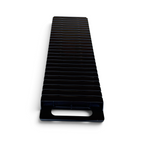 RA-18C Universal Conductive ESD Circuit Board Holder Rack, 18-7/8 x 5-1/2 in (480 x 140 mm), 25 Slots, Pack of 10, view 6