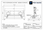 VPD3-1M outline drawing with dimensions