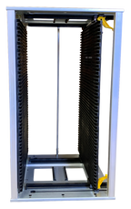 B0103GM-200C Adjustable Conductive ESD PCB Magazine Rack, 14 x 12-5/8 in (355 x 320 mm), 50 Slots, Gear, view 1