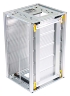 B0103GL HT-300C Adjustable ESD PCB Magazine Rack, 14 x 12-5/8 in (355 x 320 mm), 50 Slots, Gear, High Temp (300C/572F), view 1