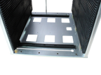 B0109GM-200C Adjustable Conductive ESD PCB Magazine Rack, 21-1/16 x 20-7/8 in (535 x 530 mm), 50 Slots, Gear, view 2