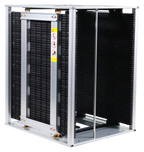 B0106GN-80C Adjustable Conductive ESD PCB Magazine Rack, 18-1/8 x 15-3/4 in (460 x 400 mm), 50 Slots, Gear, view 2