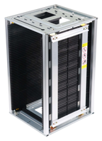 B0103GN-80C Adjustable Conductive ESD PCB Magazine Rack, 14 x 12-5/8 in (355 x 320 mm), 50 Slots, Gear, view 2