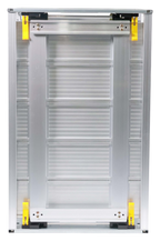 B0103GL HT-300C Adjustable ESD PCB Magazine Rack, 14 x 12-5/8 in (355 x 320 mm), 50 Slots, Gear, High Temp (300C/572F), view 2