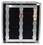 B0108GN-80C Adjustable Conductive ESD PCB Magazine Rack, 21-1/16 x 18-1/8 in (535 x 460 mm), 50 Slots, Gear, view 3
