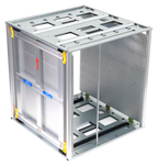 B0109GL HT-300C Adjustable ESD PCB Magazine Rack, 21-1/16 x 20-7/8 in (535 x 530 mm), 50 Slots, Gear, High Temp (300C/572F), view 3