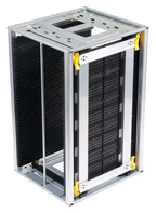 B0103GN-80C Adjustable Conductive ESD PCB Magazine Rack, 14 x 12-5/8 in (355 x 320 mm), 50 Slots, Gear, view 4