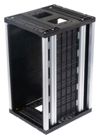 B0105GPN-80C Adjustable Conductive ESD PCB Magazine Rack, 14 x 12-5/8 in (355 x 320 mm), 50 Slots, Gear, view 4