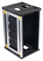 B0105GPN-80C Adjustable Conductive ESD PCB Magazine Rack, 14 x 12-5/8 in (355 x 320 mm), 50 Slots, Gear, view 6