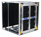 B0109GN-80C Adjustable Conductive ESD PCB Magazine Rack, 21-1/16 x 20-7/8 in (535 x 530 mm), 50 Slots, Gear, view 6