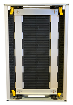 B0103GN-80C Adjustable Conductive ESD PCB Magazine Rack, 14 x 12-5/8 in (355 x 320 mm), 50 Slots, Gear, view 6