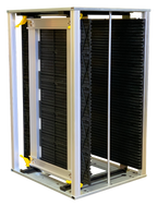 B0103GN-80C Adjustable Conductive ESD PCB Magazine Rack, 14 x 12-5/8 in (355 x 320 mm), 50 Slots, Gear, view 7