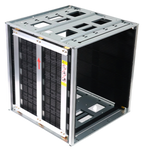 B0109GM-200C Adjustable Conductive ESD PCB Magazine Rack, 21-1/16 x 20-7/8 in (535 x 530 mm), 50 Slots, Gear, view 7