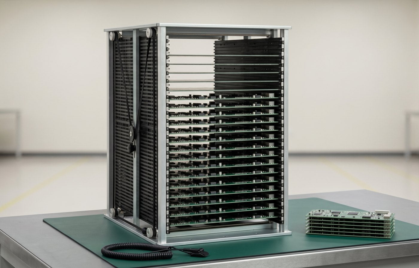 B0109GC BELT-80C loaded with boards