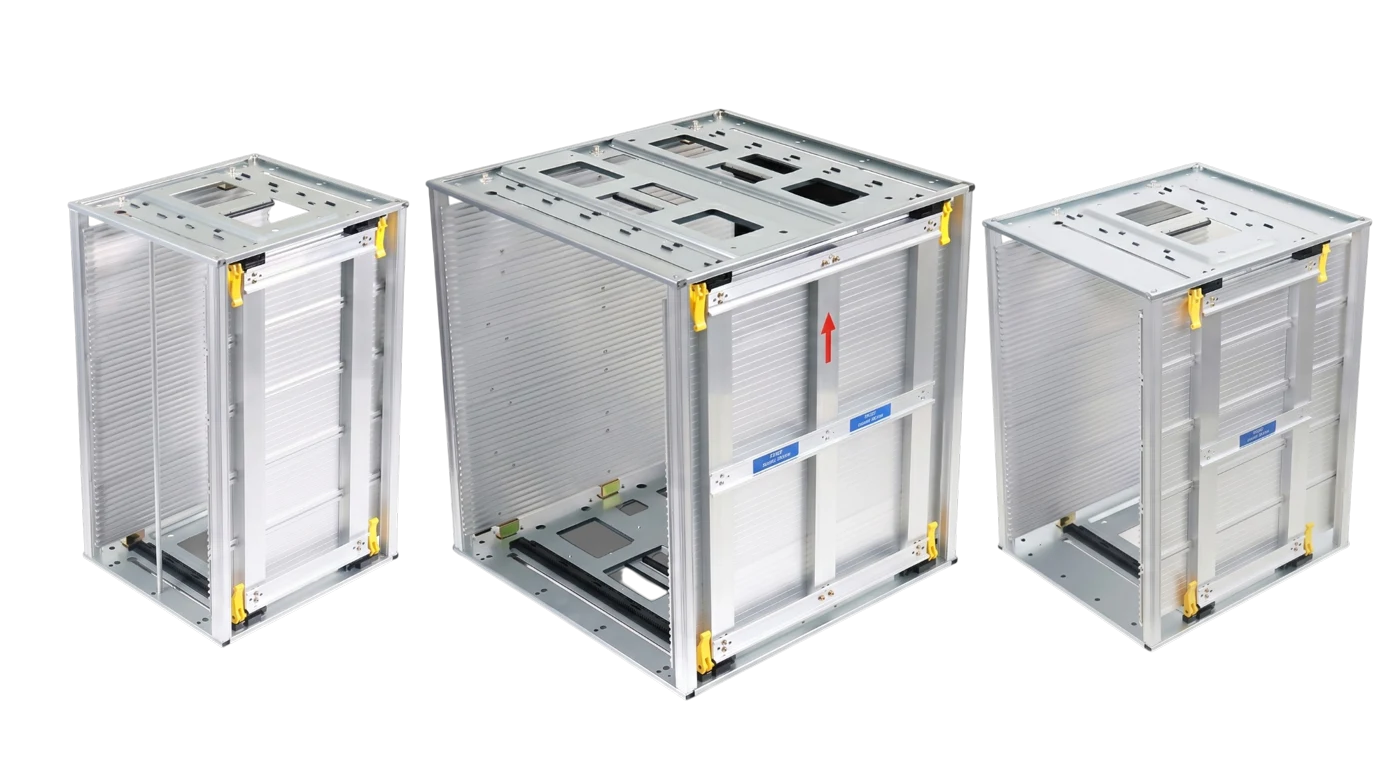 High-temperature all-aluminum magazine racks